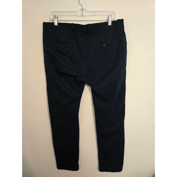 NWOT J.Crew Slim-fit flex chino pant navy blue mens style H3167 size 32x32. - Picture 2 of 2
